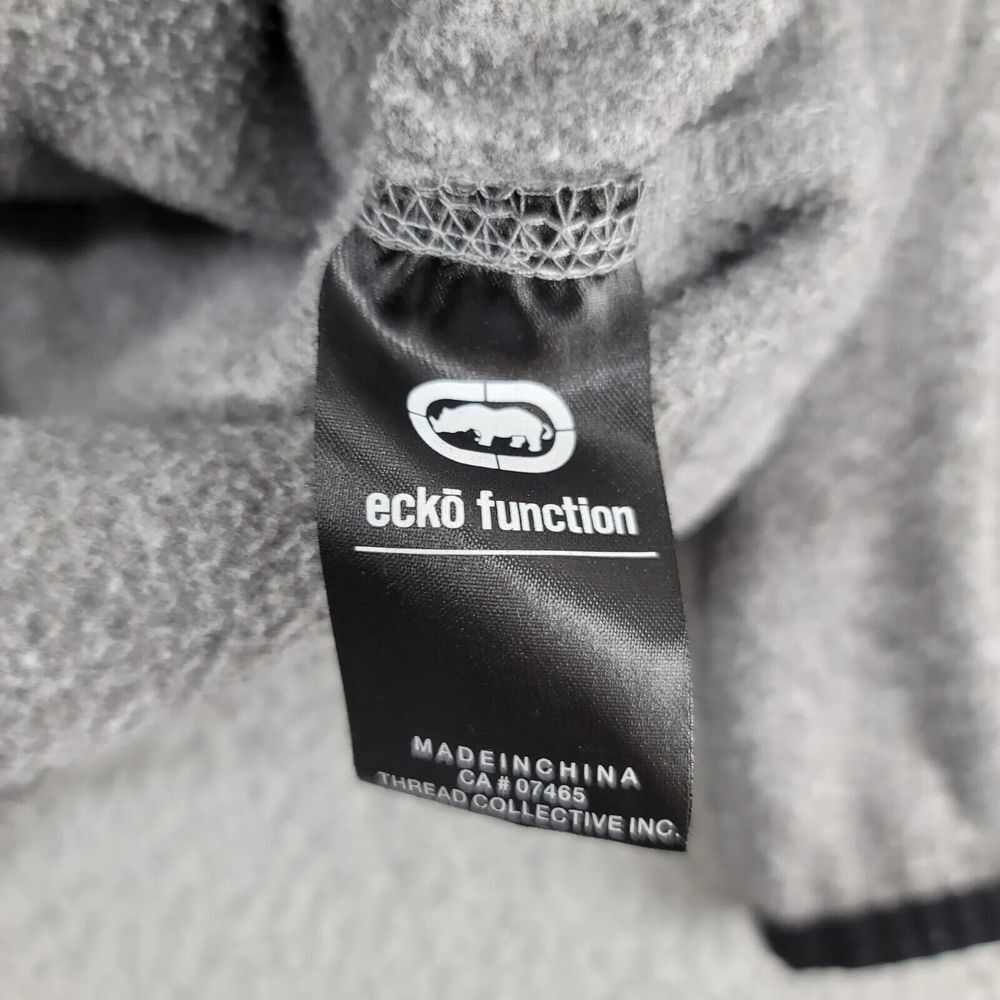 Ecko Function Jacket Mens Large Gray Spellout Lar… - image 7